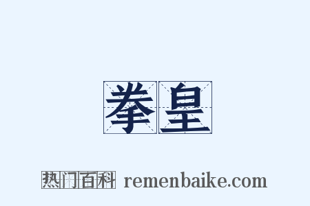 拳皇是什么意思的图片